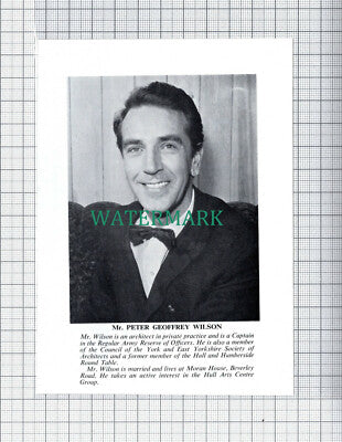 C3492) Mr Peter Geoffrey Wilson Moran House Hull Round Table - 1966 Clip