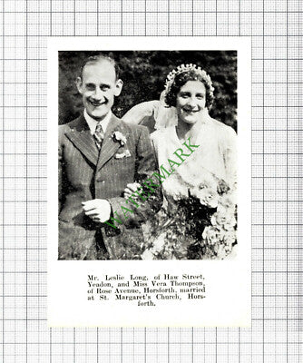 Leslie Long Vera Thompson Horsforth Frank Stables Daisy Bryant Wass 1937 Cutting
