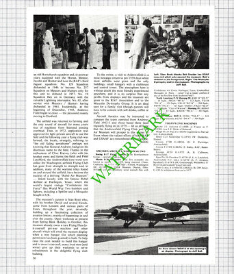Andrews Field Flying Club Braintree  RAF Great Saling Essex - 1979 Article