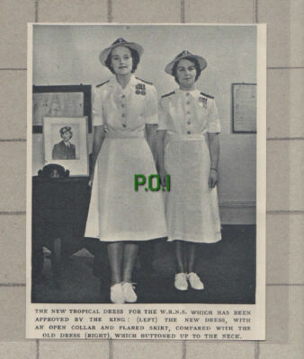 C948) Launch Of The WRNS Tropical Dress Uniform - 1949 PAPER CUTTING
