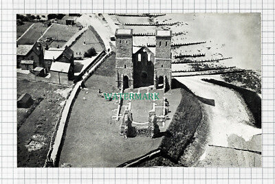 C5535) Reculver / Cobham Hall Kent - 1950s Dbl/Sided Print / Cutting