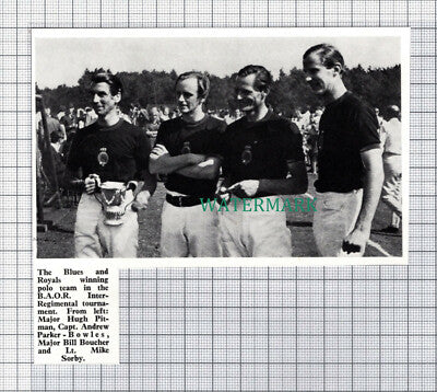 C5365) The Blues & Royals Polo Team Hugh Pitman Parker-Bowles Sorby - 1969 Clip