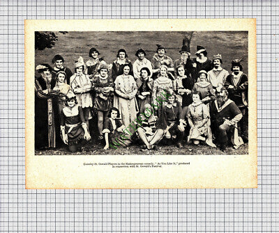 9351) Guiseley St Oswald Players / Rawdon Operatic Methodist Church 1938 Cutting
