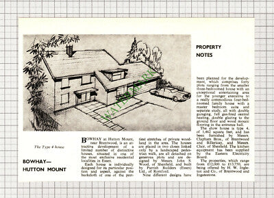 C7968) Bowhay Hutton Mount Brentwood Essex  - c.1965 Cutting