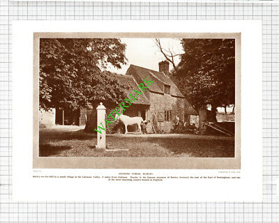 Shoeing Forge Burley on the Hill Oakham  - 1920s Cutting / Print