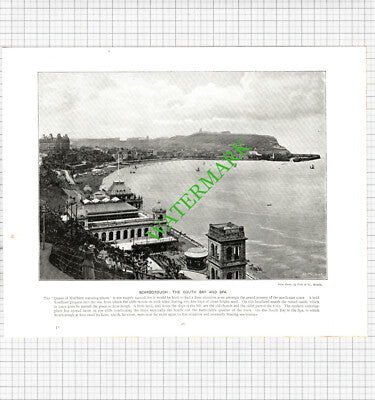 Scarborough Yorkshire / Scarborough North Bay - c.1900 Book Print