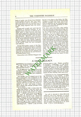 Wilfred Hoggart West Marton Blacksmith Gledstone Hall  - 1941 Article