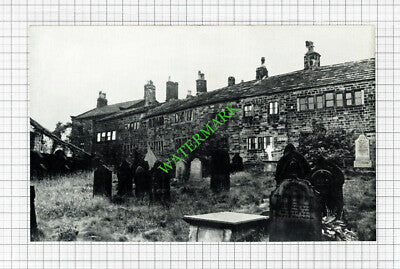 Weavers Cottages Heptonstall Yorkshire - c.1950 Print / Cutting