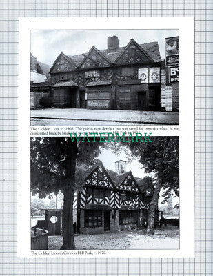 C4137) BIRMINGHAM Golden Lion Pub Cannon Hill Old Farriers Arms Lichfield St