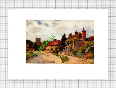 Amberley Church Sussex - c.1913 Small Print
