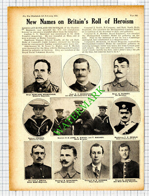 Rowland Shubotham Cheshire Hodder Engineers Dungay Machen Cremer - 1915 Cutting