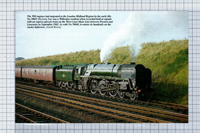 C4859) WR  Railway Engine No 70021 Morning Star - 1996 Clip