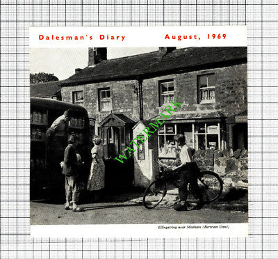 Ellingstring Village Stores Masham Yorkshire - 1969 Cutting