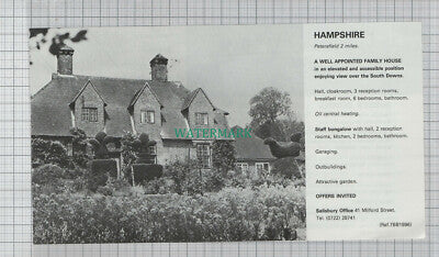 C7754) Petersfield Hampshire - 1980 House Advert