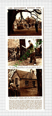 Lord Montgomery Bishopscourt Dr Cranswick Bishop Of Tasmania Hobart 1947 Cutting