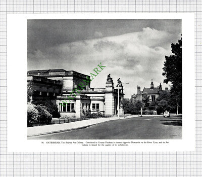 9278) Gateshead Shipley Art Gallery / Blanchland - 1958 Book Print
