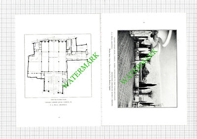 Oxford Corner House London F J Wills Architect - 1929 Book Prints