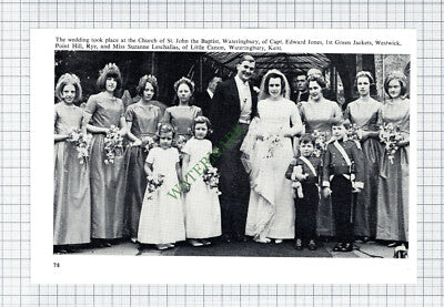 C4663) Wateringbury Capt Edward Jones Rye Suzanne Leschallas - c.1968 Cutting