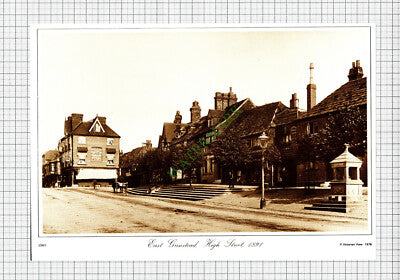 East Grinstead High Street Bailye's Haircutting Rooms - c.1990s Print