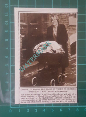 C2530) Mrs Edith Richardson Kensal House Ladbroke Grove London - 1948 Clip