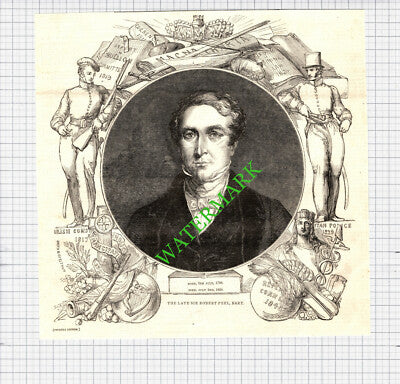 Sir Robert Peel   - 1850 Cutting
