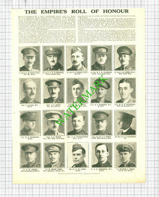 Kay Robinson Walwyn's Charles Clark Thornley Mond Roch Colborne - 1918 Cutting