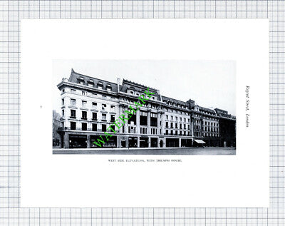 Huntley & Co Nash Regent Street London /  Triumph House Randall  1928 Book Print