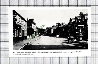 C1113) Church Street Walton-On-Thames Surrey - Cutting