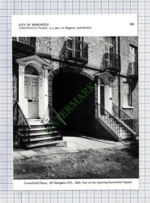 9937) Greenfield Place Newcastle Upon Tyne  - 1970s Cutting / Print