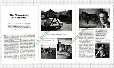 9801) Middleham Yorkshire Tim Bell Dick Peacock Fred Terry Swanks - 1971 Article