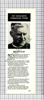 C3272) Bernard Croft Reighton With Speeton Vicar  - 1972 Cutting