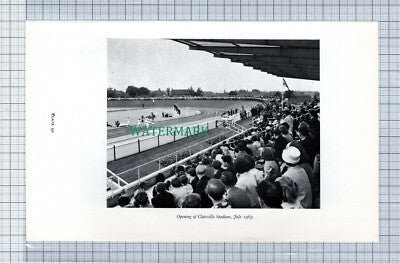 C4166) Tees Bridge Middlesbrough / Clairville Stadium - Book Print