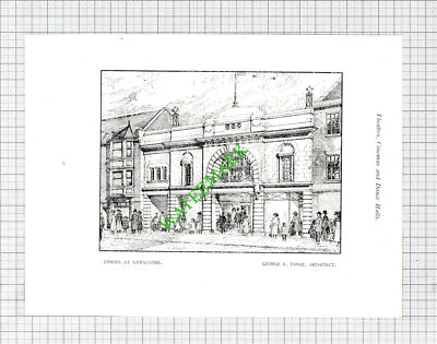 Ifracombe Cinema George E Tonge Architect - 1923 Book Print