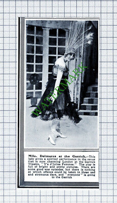 Mlle Delmares Garrick Theatre - 1915 Cutting