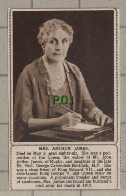 C1307) Mrs Arthur James John Arthur James Rugby Racehorses - 1948 Clip