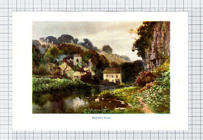 Miller's Dale Peak District - c.1930s Small Print