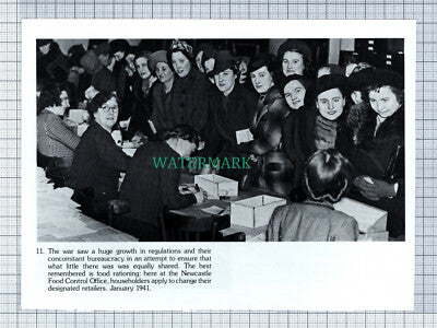 C4731) Newcastle Food Control Office / Spiller's Spillers Factory War - Cutting