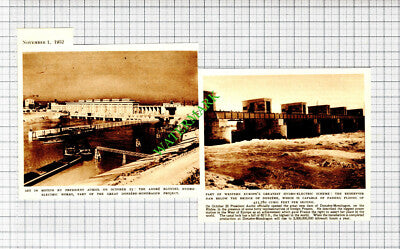 The Andre Blondel Hydro-Electric Works Donzere President Auriol - 1952 Cutting