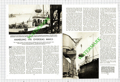 Overseas Royal Mail Ships Southern Railway CANTERBURY Minster P&O- 1930s Article