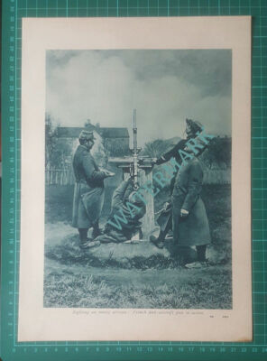 X749) French Anti Aircraft Gun In Action - 1919
