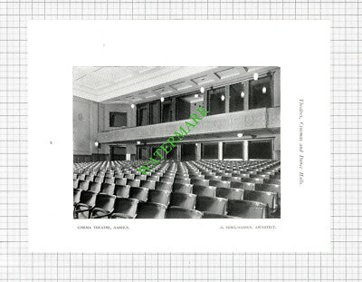 Cinema Theatre Aarhus Hoeg-Hansen / Royal Hotel Harrogate  - 1926 Book Print