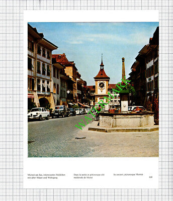 Switzerland  Fribourg / Murten - 1970s Cutting / Print