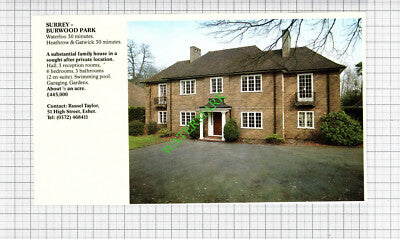 Kimpton Hertfordshire / Burwood Park Surrey Sale Advert - 1991 Cutting