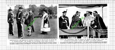 King's Own Scottish Borderers Freedom Of Selkirk Duchess Gloucester 1953 Cutting