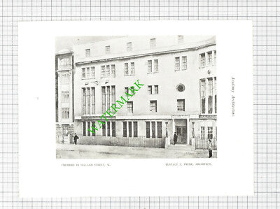 Boveridge Park Dorset E Guy Dawber / Hallam Street London Frere  1922 Book Print