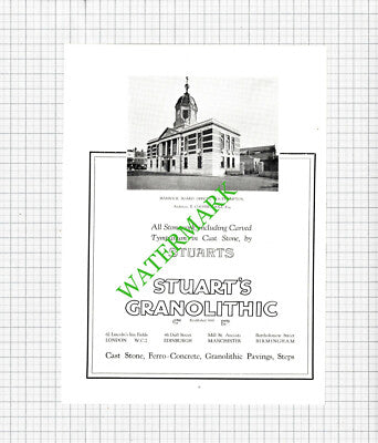 Stuart's Granolithic Harbour Board Southampton / Dorman Long Middlesbrough -1926