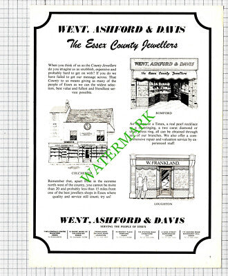 Went Ashford and Davis Essex Jewellers Colchester Loughton Romford -1976 Cutting