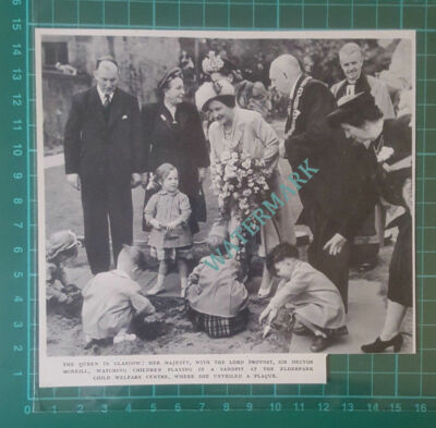 C2697) Sir Hector McNeill Elderpark Child Welfare Centre Royal Visit - 1948 Clip