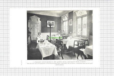 C3413) Queen's Head Theobold Road London  - c.1960s Double-Sided Book Print