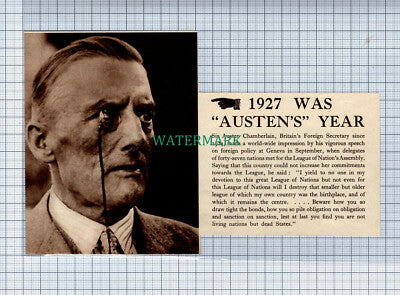 C4434) Sir Austen Chamberlain Britain's Foreign Secretary - 1938 Clip